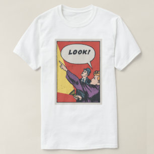 Titta! Saken på himlen • Golden Era Comic Art T Shirt
