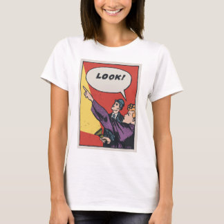 Titta! Saken på himlen • Golden Era Comic Art T Shirt