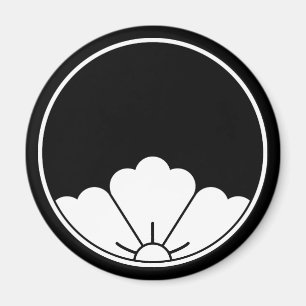 Titta-titt rhombisk kinesisk blomma i trådliknande magnet