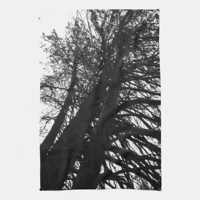 titta upp i träd kökshandduk (Vertikal)
