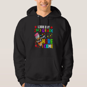 Titta ut 2:a klass Andra här kommer jag Pennkniv Hoodie