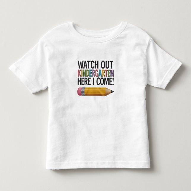 Titta ut första klass här kommer jag tillbaka till t shirt (Framsida)