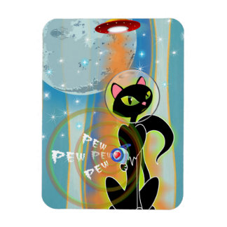 TITTA UT! KITTEN GOTTA RAYGUN BY TRISTAN BERLUND MAGNET