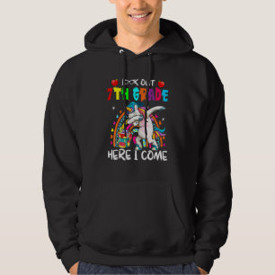 Titta ut sjunde klass   Jag kommer dabba enhörning Hoodie