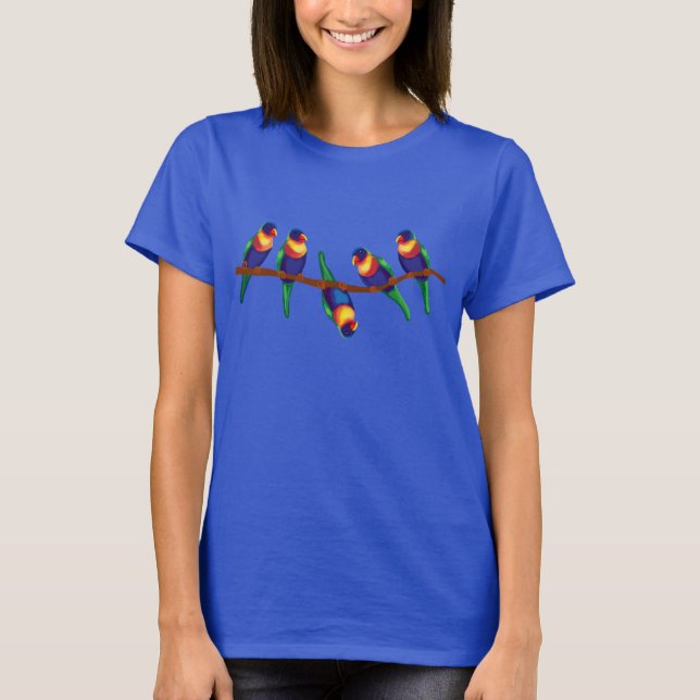 Titta vad jag kan göra - utställningen av papegoja tee shirt (Framsida)