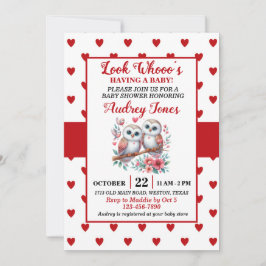 Titta vad som har en Baby Inbjudningar