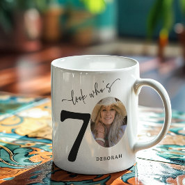 'Titta vem är 70' Stylish 70-årsdag Kaffemugg