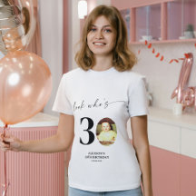 Titta vem som är 30! Stilrent modernt foto 30-års