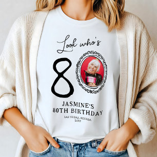 Titta vem som är 80-årsjubileum t shirt