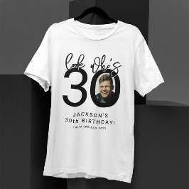 Titta vem som är trettio | Foto 30-års födelsedags T Shirt