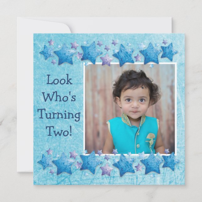 Titta vem som turar 2, första födelsedagsinbjudan inbjudningar (Framsida)