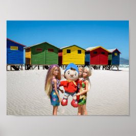 Titta vem vi plockade upp på stranden. poster