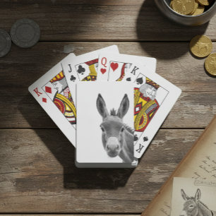 Tittande Åsna Söt Casinokort