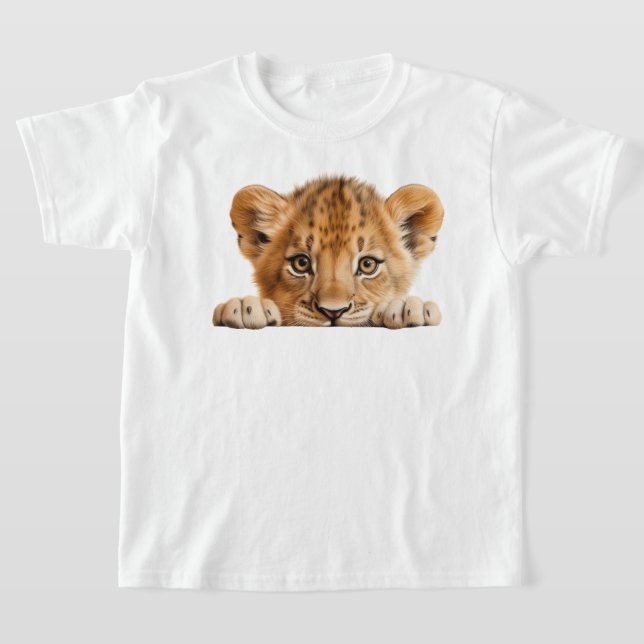 Tittande leopard t shirt (Laydown)