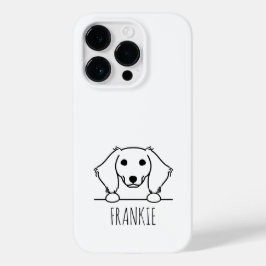Tittande Miniature Dachshund Telefonfodral med Anp