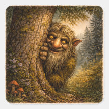 Tittande Norsk Troll, Klistermärken