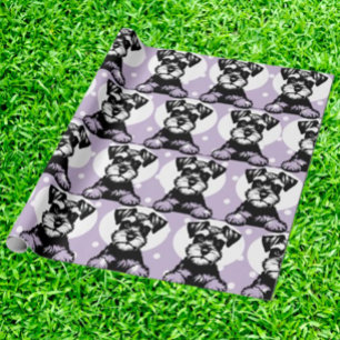 Tittande Terrier Lila Personlig Tema Presentpapper