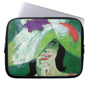Tittar annat långt laptop sleeve