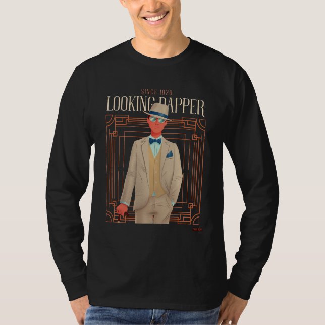 Tittar apper Shirt T Shirt (Framsida)