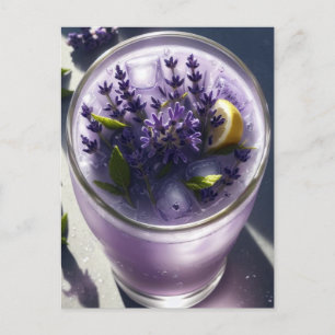 Tittar av Lavender Lemonade-vykort Vykort