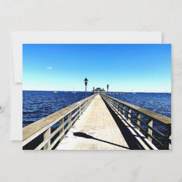 Tittar av piren anteckningskort