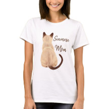 Tittar Away baksida för den Sasha beskådar Siamese