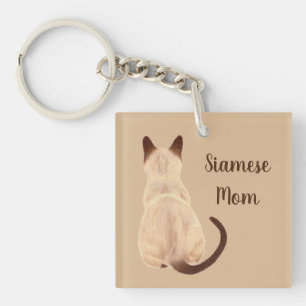 Tittar Away teckning för Sasha Siamese kattälska
