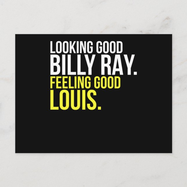 Tittar Bra Billy Ray Feeling Bra Louis Gift Vykort (Framsida)