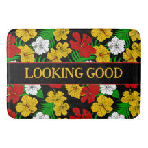 Tittar Bra Tropical Flowers Black