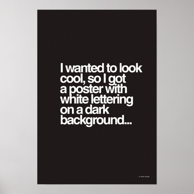 Tittar coola poster (Framsidan)