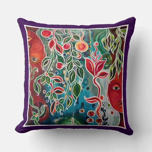 Tittar dig med två pilar kudde (Framsida)