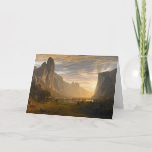 Tittar Down Yosemite Valley Albert Bierstadt Kort