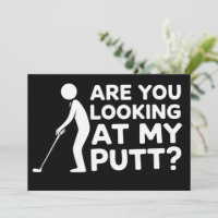 Tittar Du på Min Putt Golfälskande Golfpresent