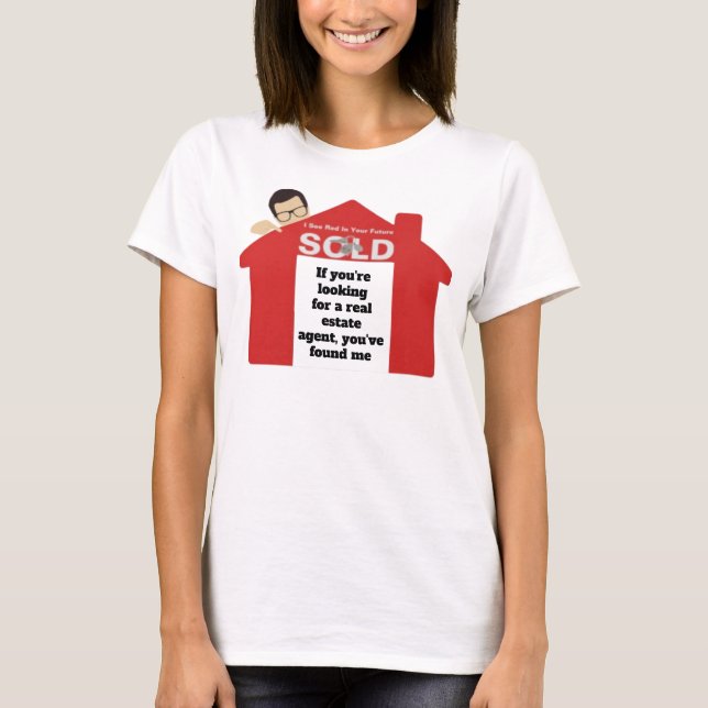 Tittar en verklig gods agent T-Shirt (Framsida)