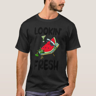 Tittar Färsk vattenmelon Kvinnor Kärlek Melon Fruk T Shirt