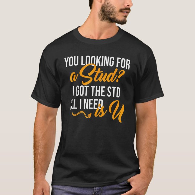 Tittar för ett stud i Har... -... T Shirt (Framsida)