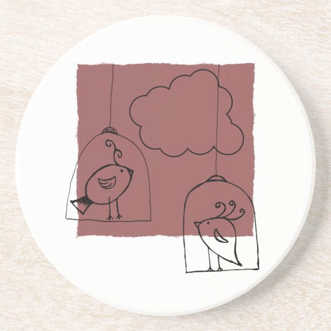 Tittar för frihet underlägg sandsten (Framsidan)