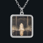Tittar för hennes Vintage Fantasy Fairy Tale Silverpläterat Halsband<br><div class="desc">Tittar för sin Heart Vintage Fantasy Fairy Tale från svenska konstnären John Bauer</div>