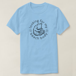 Tittar för min Beach Body med Winnie-the-Pooh T Shirt