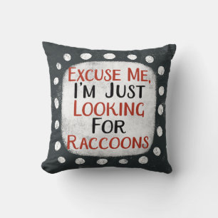 Tittar för Raccoons Dekorativ kudde