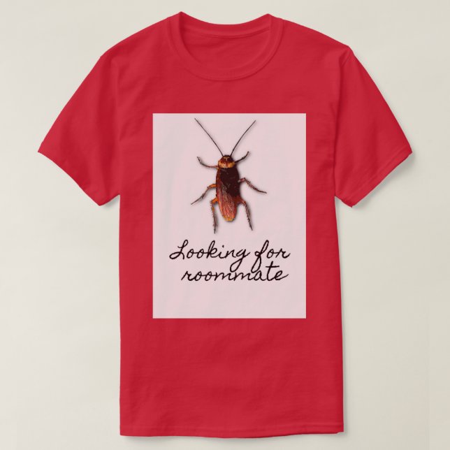 Tittar för Roommate Cockroach Design för TS mugg T Shirt (Design framsida)