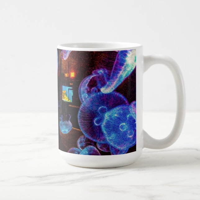 Tittar genom Jellyfish Kaffemugg (Höger)