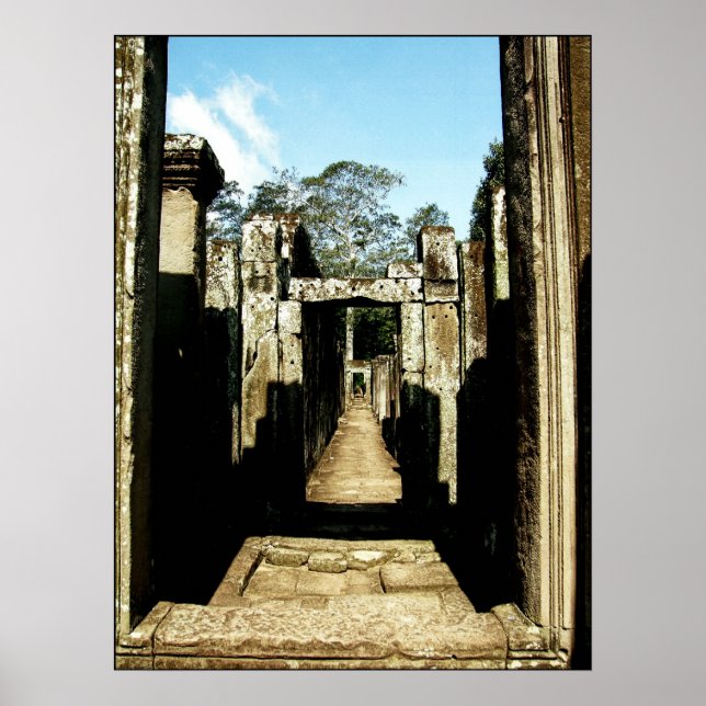 Tittar genom Kambodjas historia Poster (Framsidan)