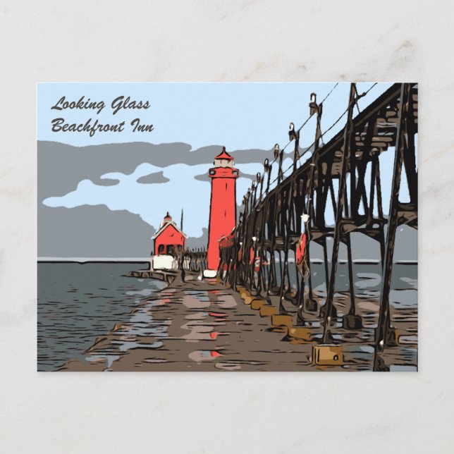 TITTAR GLAS VYKORT (Framsida)