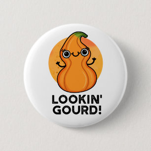 Tittar Gourd Funny Girl Veggie Pun Knapp