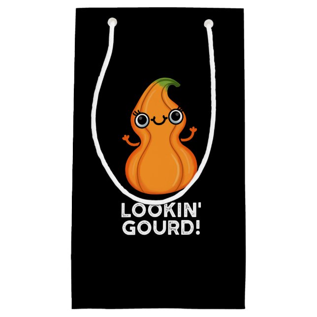 Tittar Gourd Funny Veggie Pun Mörk BG (Framsidan)