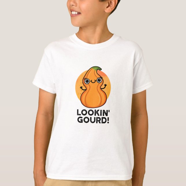 Tittar Gourd Funny Veggie Pun T Shirt (Framsida)