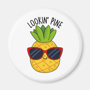 Tittar Gräs Funny Pineapple Pun Magnet