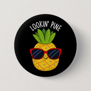 Tittar Gräs Funny Pineapple Pun Mörk BG Knapp