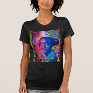 TITTAR HÅRT NOG" kvinna "för R U T-tröja T Shirt